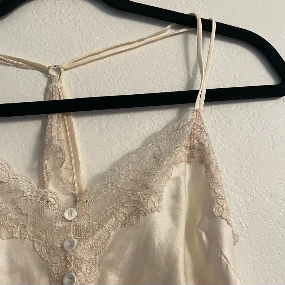 autograph clothing ivory lace trim slip top - Picture 7 of 14